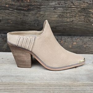 C Comfort NEW Modern Western Minimalist Pointed Heel Mule Bootie 8W